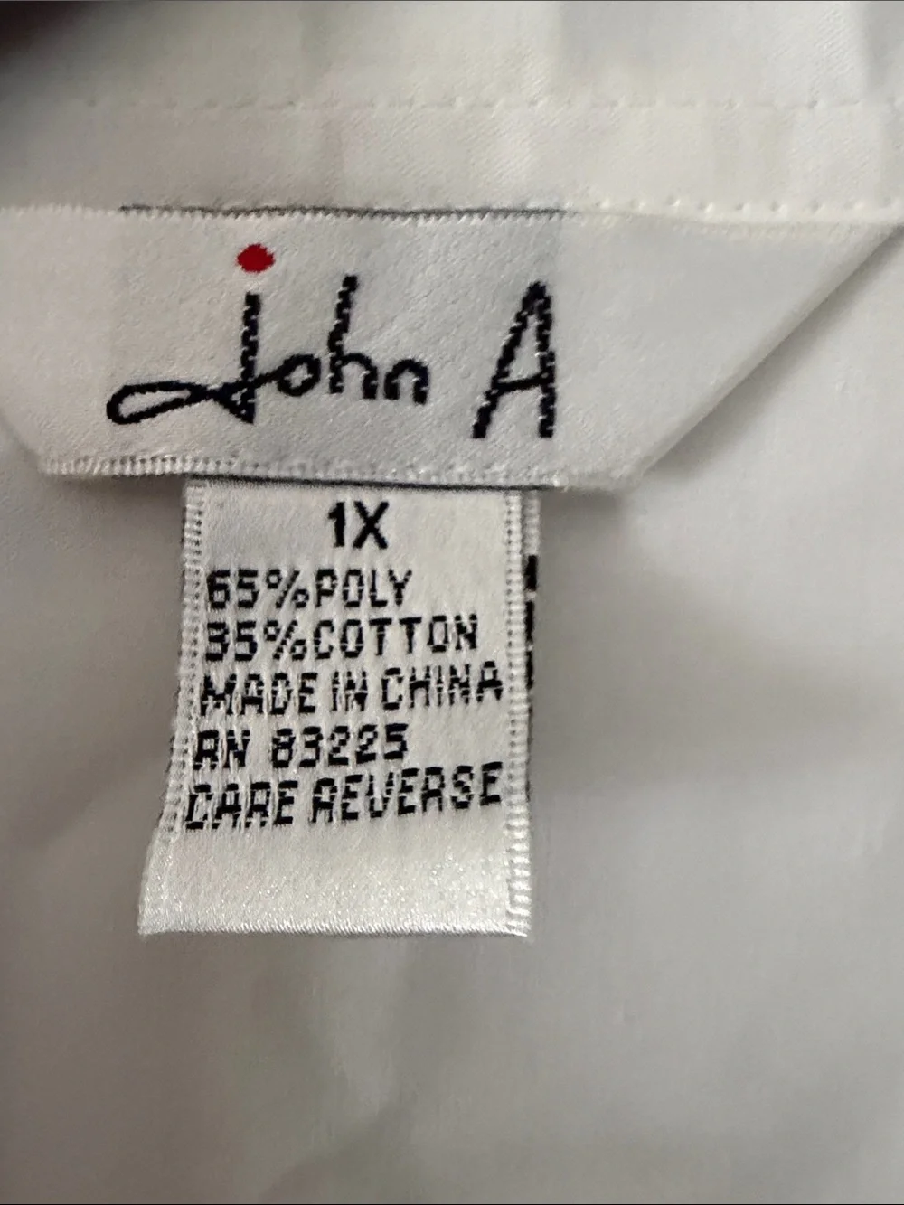 White Embroidered Women’s  Button-Up Shirt- never worn